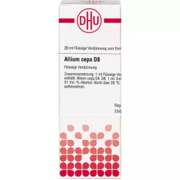 ALLIUM CEPA D 8 hígítás, 20 ml