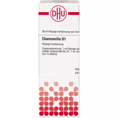 CHAMOMILLA D 1 hígítás, 20 ml