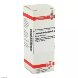 CHININUM SULFURICUM D 6 Hígítás, 20 ml
