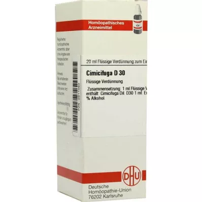 CIMICIFUGA D 30 Hígítás, 20 ml