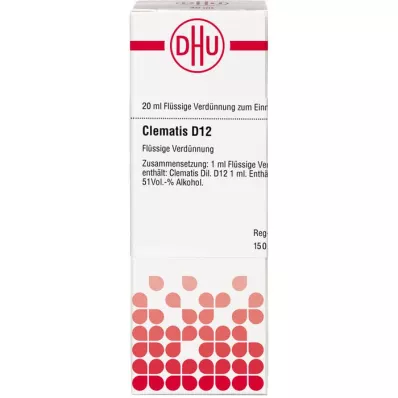 CLEMATIS D 12 Hígítás, 20 ml