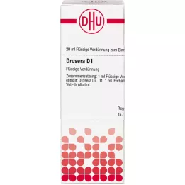 DROSERA D 1 hígítás, 20 ml