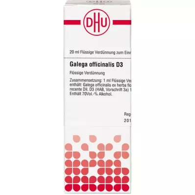 GALEGA officinalis D 3 hígítás, 20 ml