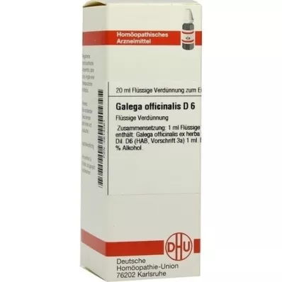 GALEGA officinalis D 6 Hígítás, 20 ml