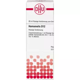 HAMAMELIS D 12 Hígítás, 20 ml