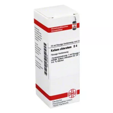 DHU Kalium chloratum D 4 hígítás, 20 ml