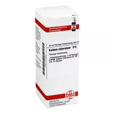 DHU Kalium chloratum D 6 hígítás, 20 ml DHU Kalium chloratum D 6 hígítás, 20 ml