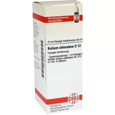 KALIUM CHLORATUM D 12 Hígítás, 20 ml