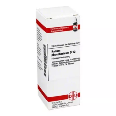 KALIUM PHOSPHORICUM D 12 Hígítás, 20 ml