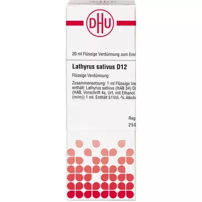 LATHYRUS SATIVUS D 12 Hígítás, 20 ml
