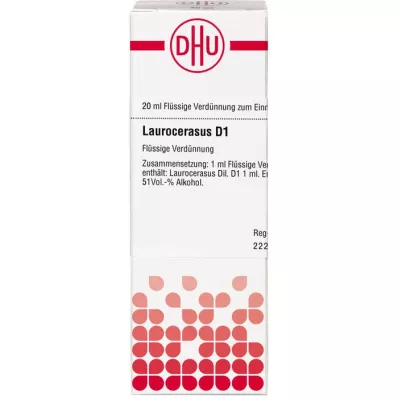 LAUROCERASUS D 1 Hígítás, 20 ml