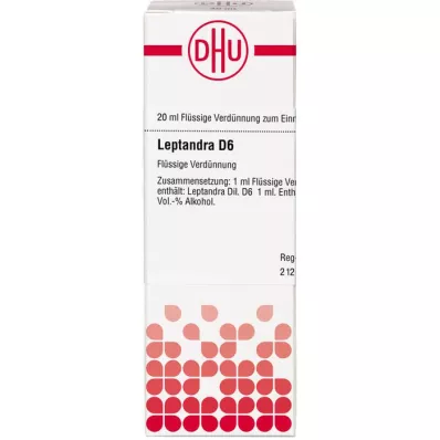 LEPTANDRA D 6 Hígítás, 20 ml