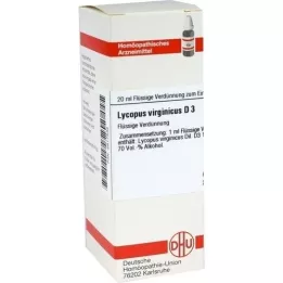 LYCOPUS VIRGINICUS D 3 hígítás, 20 ml