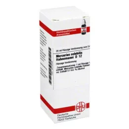 MERCURIUS SOLUBILIS Hahnemanni D 12 hígítás, 20 ml