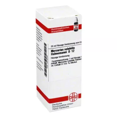 MERCURIUS SOLUBILIS Hahnemanni D 12 hígítás, 20 ml MERCURIUS SOLUBILIS Hahnemanni D 12 hígítás, 20 ml