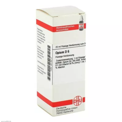 DHU Ópium D 6 hígítás, 20 ml