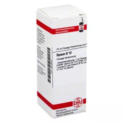 DHU Ópium D 12 hígítás, 20 ml
