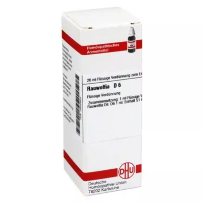 RAUWOLFIA D 6 Hígítás, 20 ml