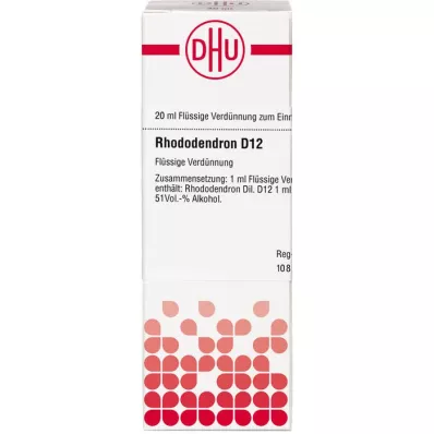 RHODODENDRON D 12 Hígítás, 20 ml