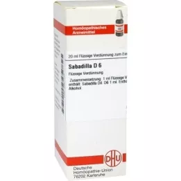 SABADILLA D 6 Hígítás, 20 ml