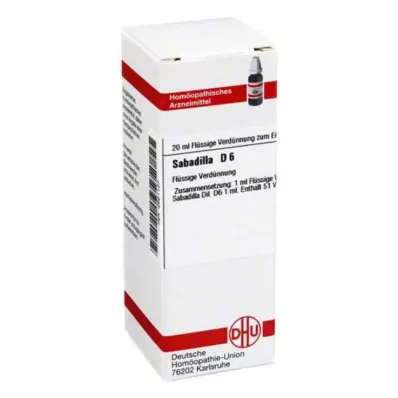 SABADILLA D 6 Hígítás, 20 ml