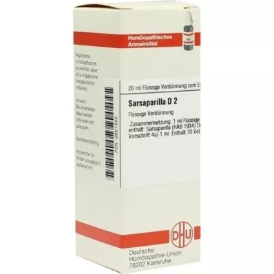 SARSAPARILLA D 2 Hígítás, 20 ml