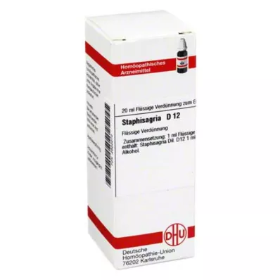 STAPHISAGRIA D 12 Hígítás, 20 ml STAPHISAGRIA D 12 Hígítás, 20 ml