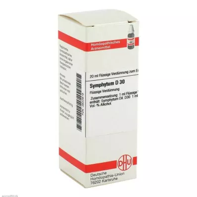 SYMPHYTUM D 30 Hígítás, 20 ml SYMPHYTUM D 30 Hígítás, 20 ml