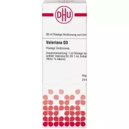 VALERIANA D 3 Hígítás, 20 ml