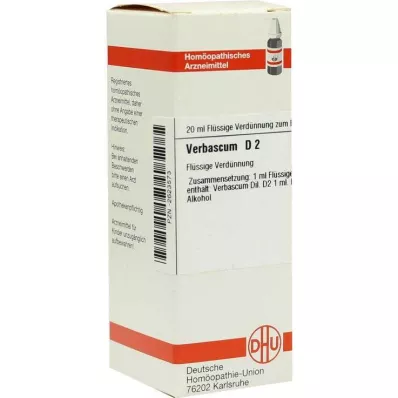 DHU Verbascum D 2 hígítás, 20 ml DHU Verbascum D 2 hígítás, 20 ml