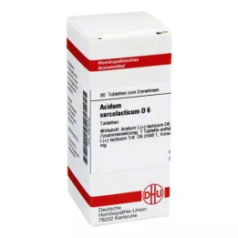 ACIDUM SARCOLACTICUM D 6 tabletta, 80 db