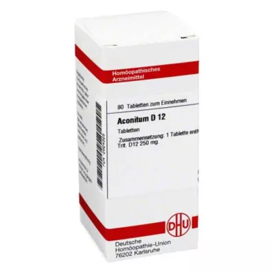 ACONITUM D 12 tabletta, 80 db