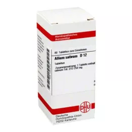 ALLIUM SATIVUM D 12 tabletta, 80 db