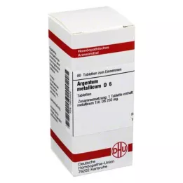 ARGENTUM METALLICUM D 6 tabletta, 80 db