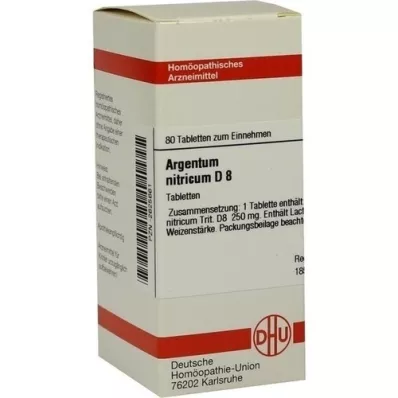 ARGENTUM NITRICUM D 8 tabletta, 80 db