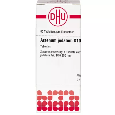ARSENUM JODATUM D 10 tabletta, 80 db