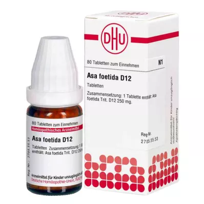 Asa Foetida D12 tabletta (80 db)