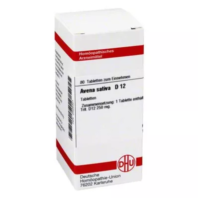 AVENA SATIVA D 12 tabletta, 80 db