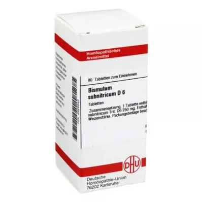 DHU Bismutum Subnitricum D 6 tabletta, 80 db