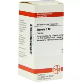 BRYONIA D 12 tabletta, 80 db