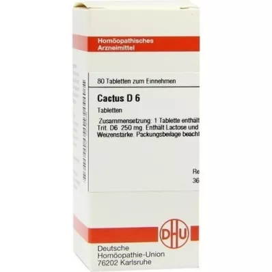 CACTUS D 6 tabletta, 80 db