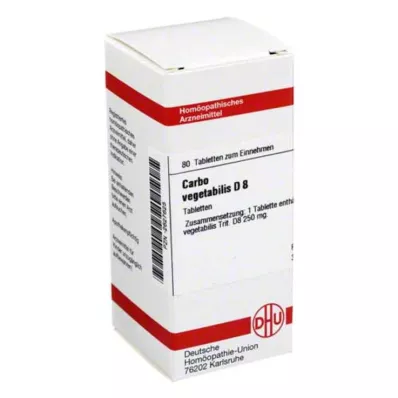 CARBO VEGETABILIS D 8 tabletta, 80 db CARBO VEGETABILIS D 8 tabletta, 80 db