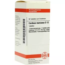 CARDUUS MARIANUS D 12 tabletta, 80 db