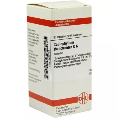 CAULOPHYLLUM THALICTROIDES D 6 tabletta, 80 db