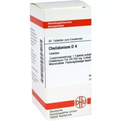 CHELIDONIUM D 4 tabletta, 80 db