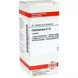 CHELIDONIUM D 12 tabletta, 80 db