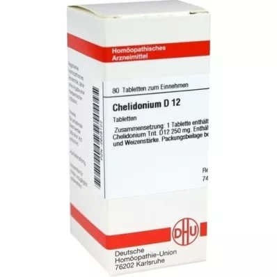 CHELIDONIUM D 12 tabletta, 80 db