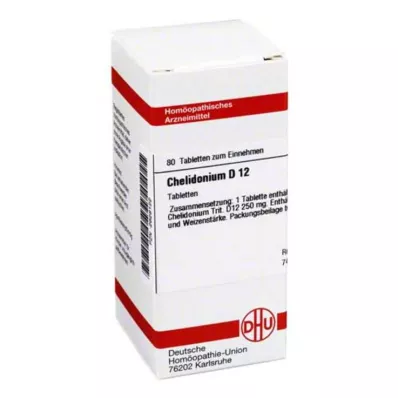 CHELIDONIUM D 12 tabletta, 80 db