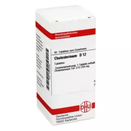 CHOLESTERINUM D 12 tabletta, 80 db