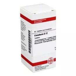 CINNABARIS D 12 tabletta, 80 db